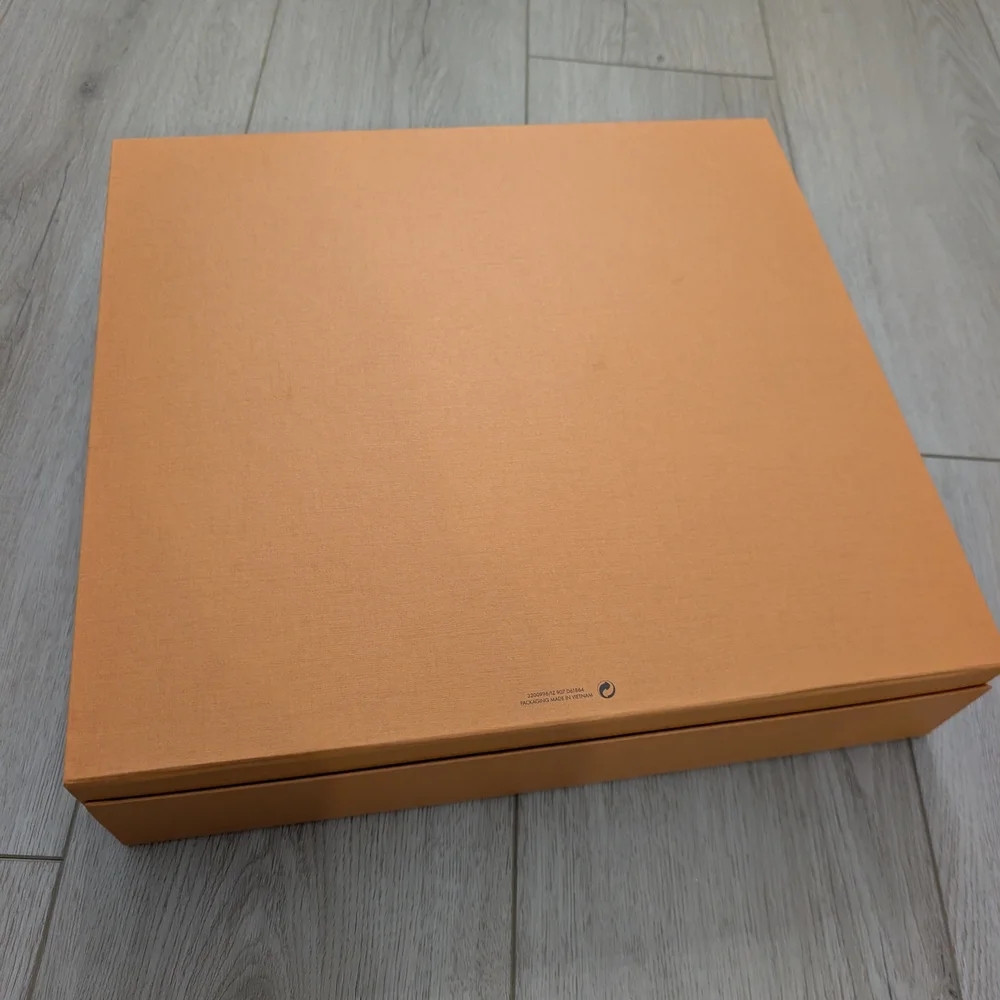 Authentic Louis Vuitton Large Orange Gift Box
